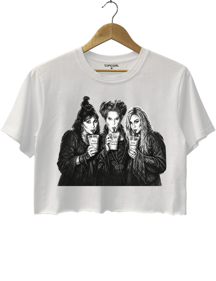 Retro Sanderson Sisters Halloween Crop Top