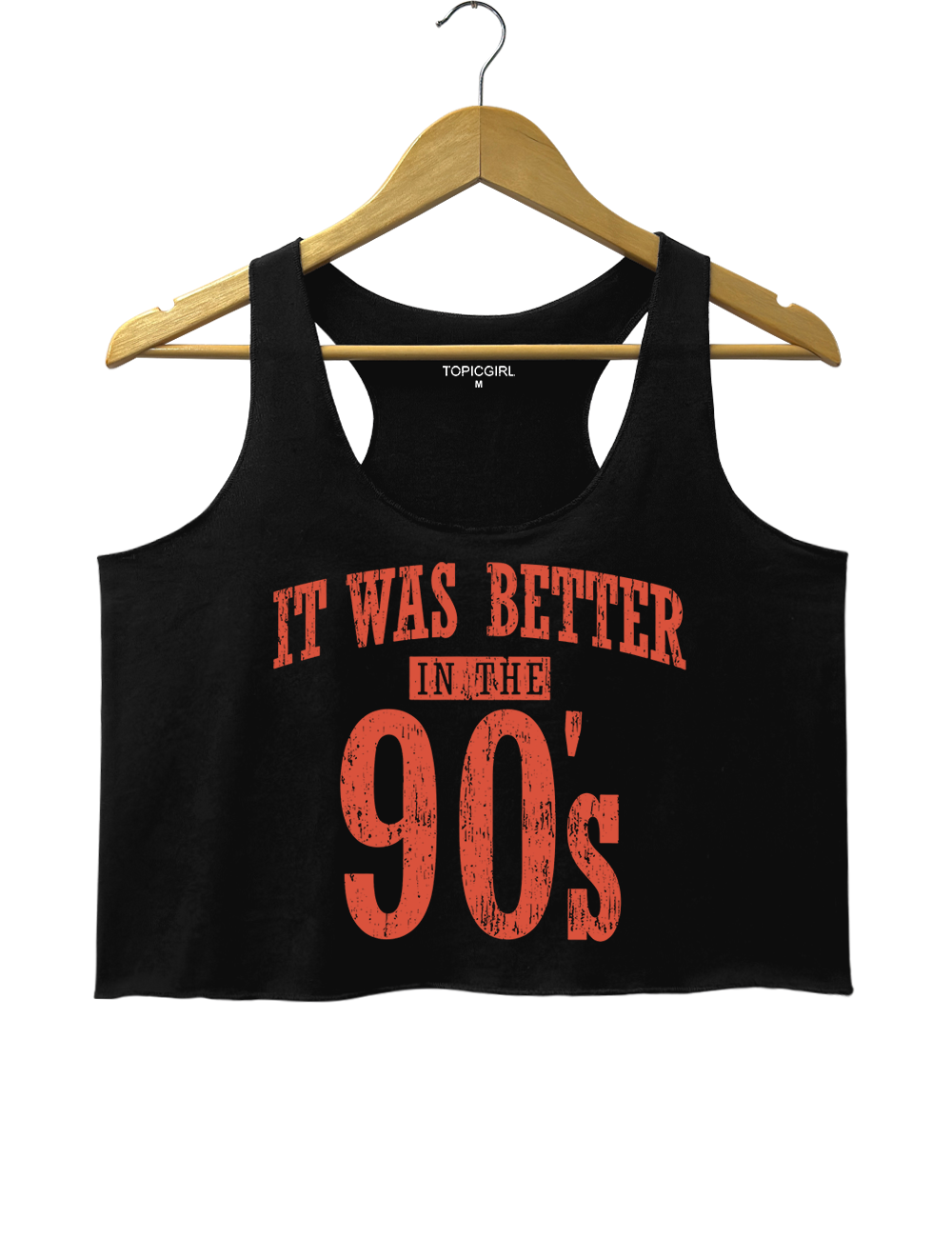 It Was Better In The 90s Crop Tank Top