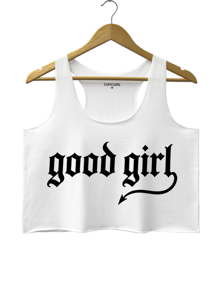 Good Girl Crop Tank Top