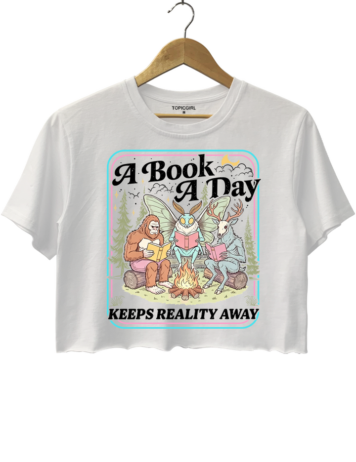 Cryptid Book Club Crop Top