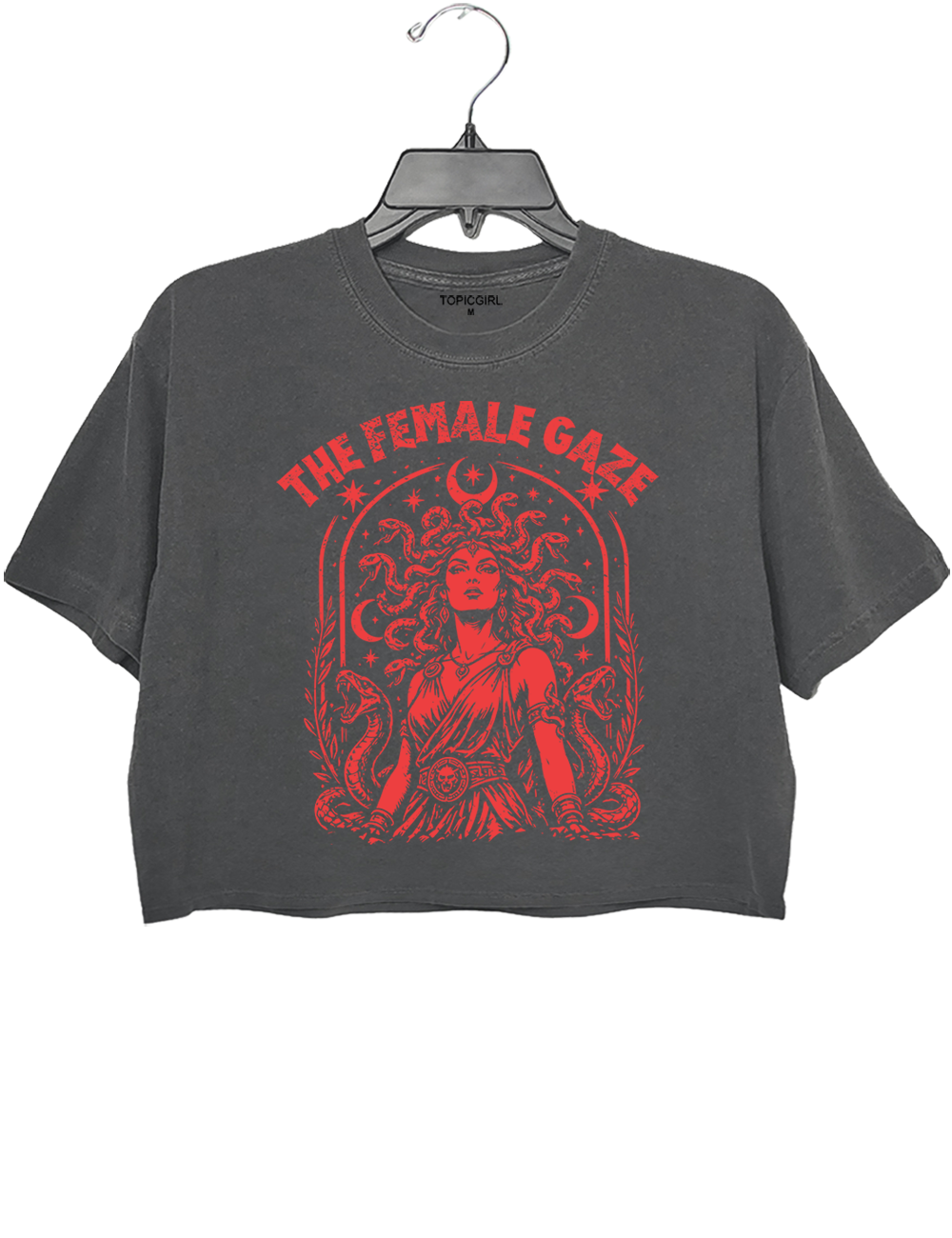The Female Gaze Vintage Medusa Crop Top