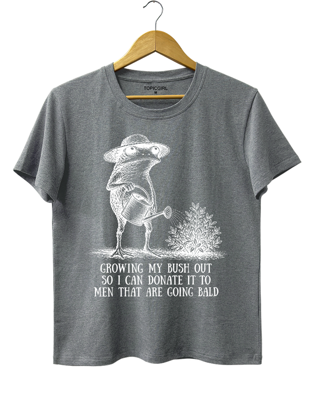Growing My Bush Out Funny Womens Tee