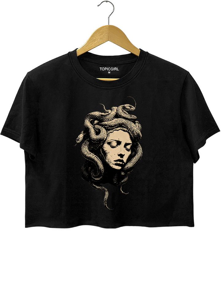 Vintage Medusa Crop Top