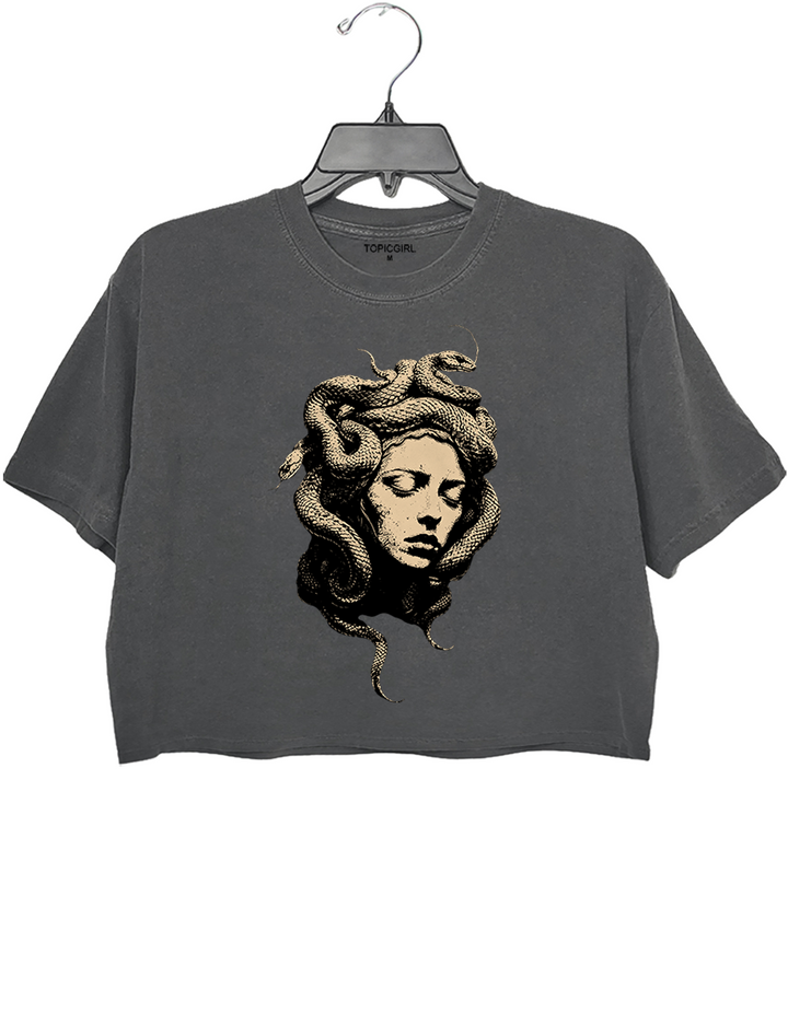 Vintage Medusa Crop Top