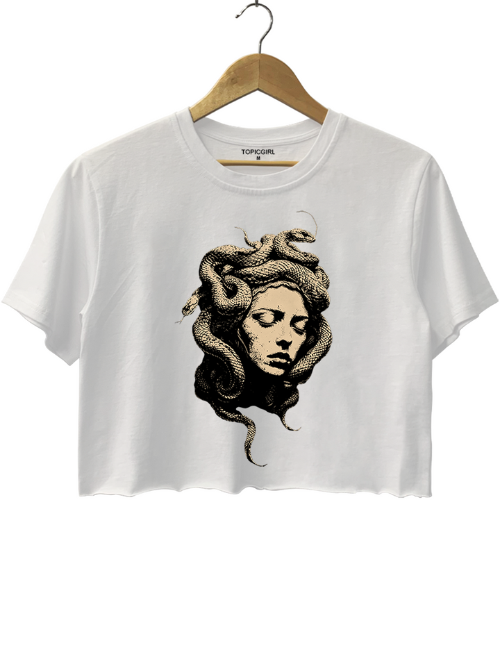 Vintage Medusa Crop Top