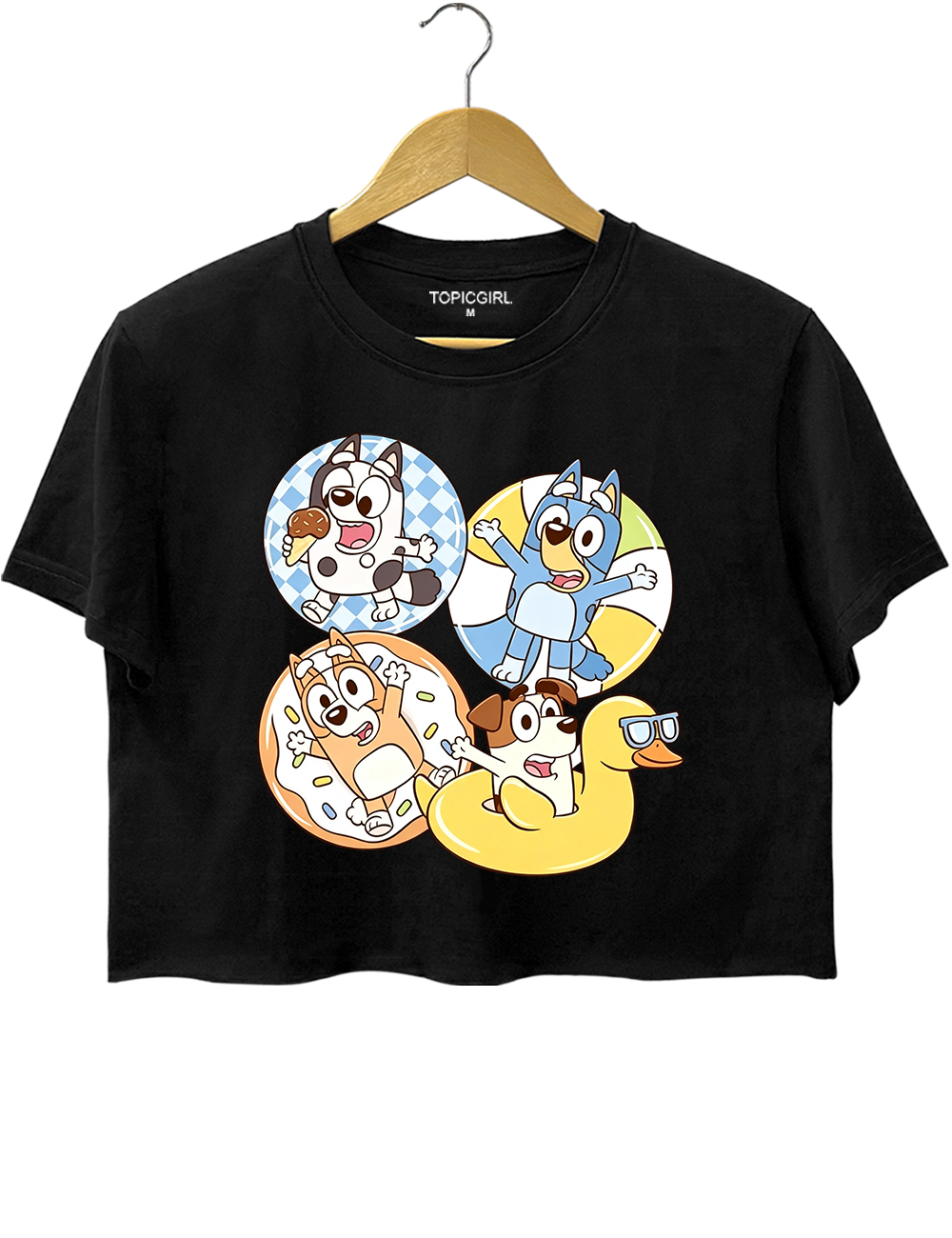 Blue Dog Sisters Summer Pool Crop Top