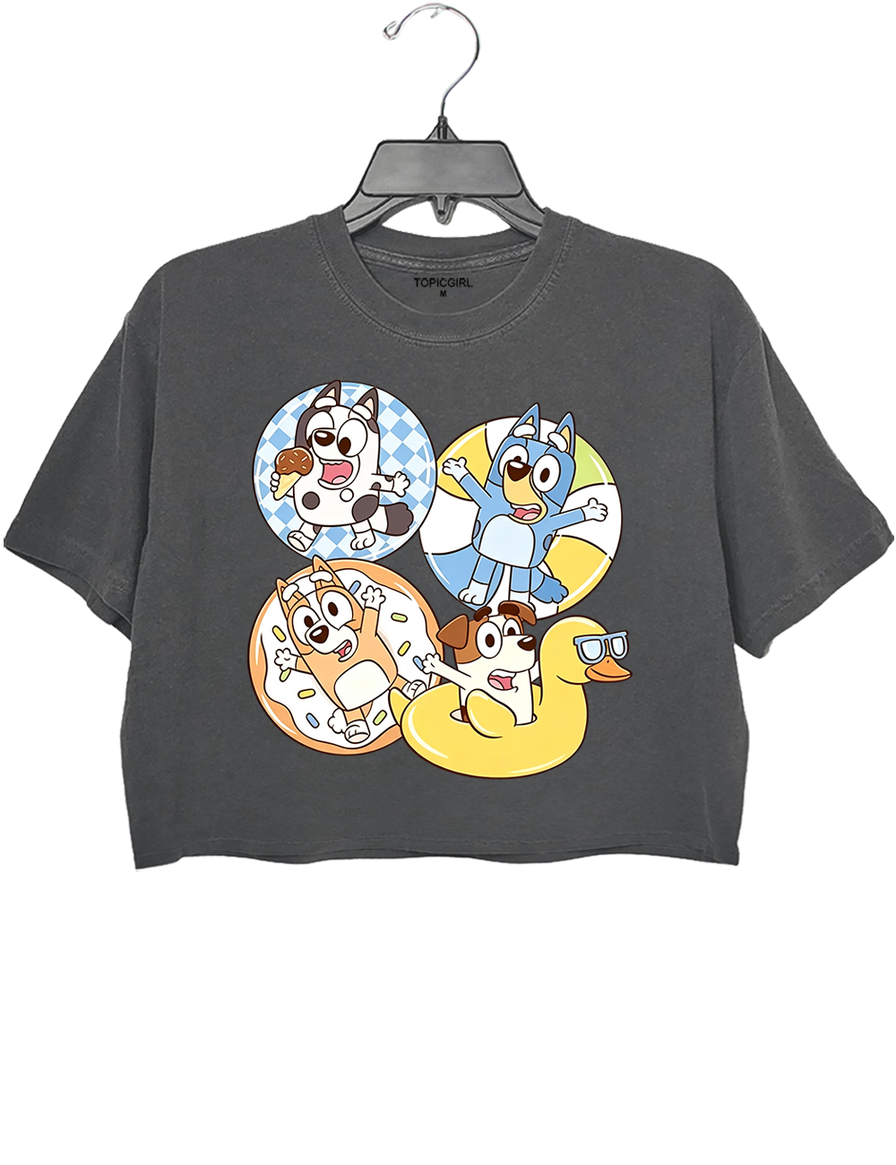 Blue Dog Sisters Summer Pool Crop Top