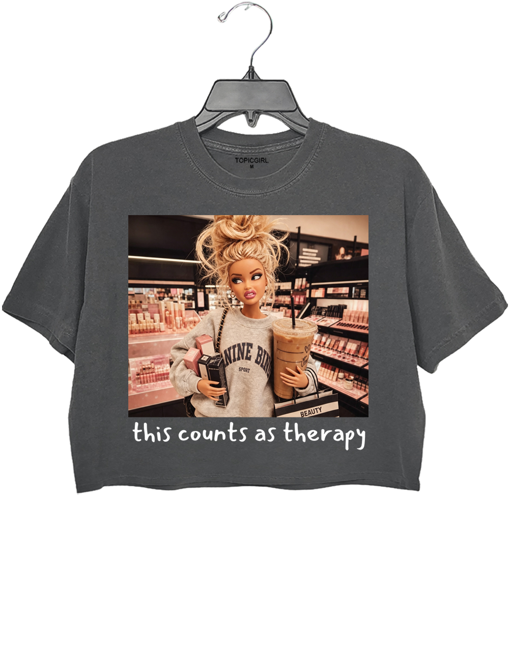 This Counts As Therapy Crop Top