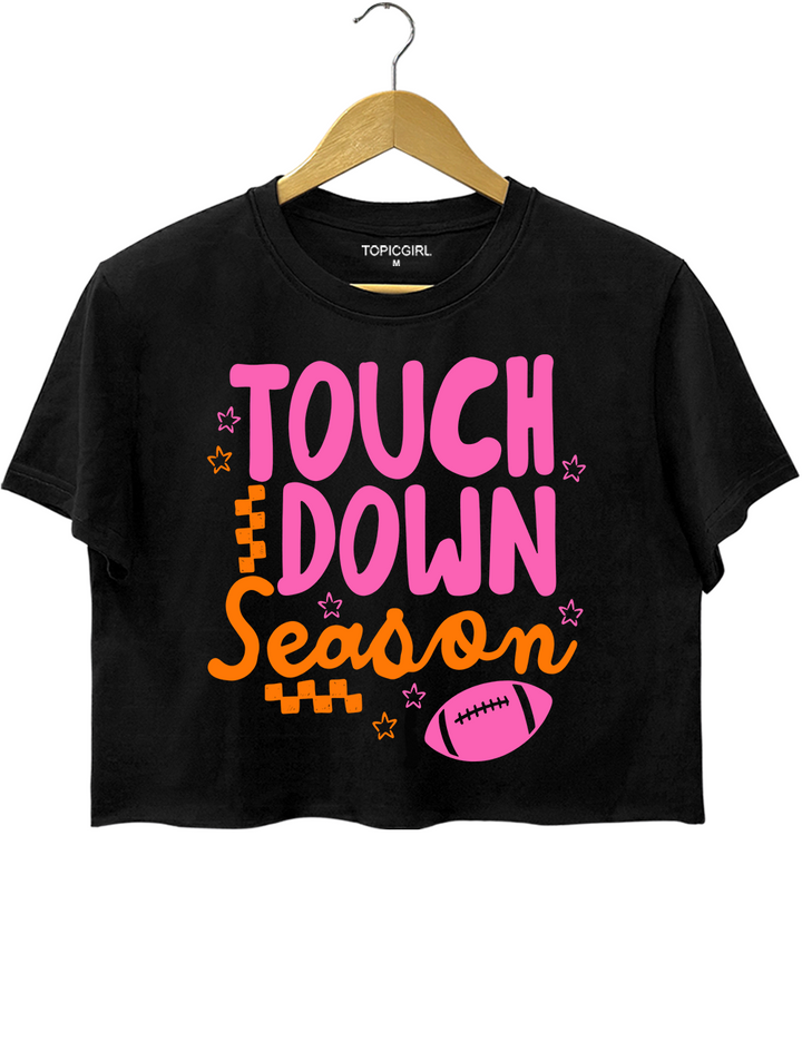 Touchdown Season Football Crop Top