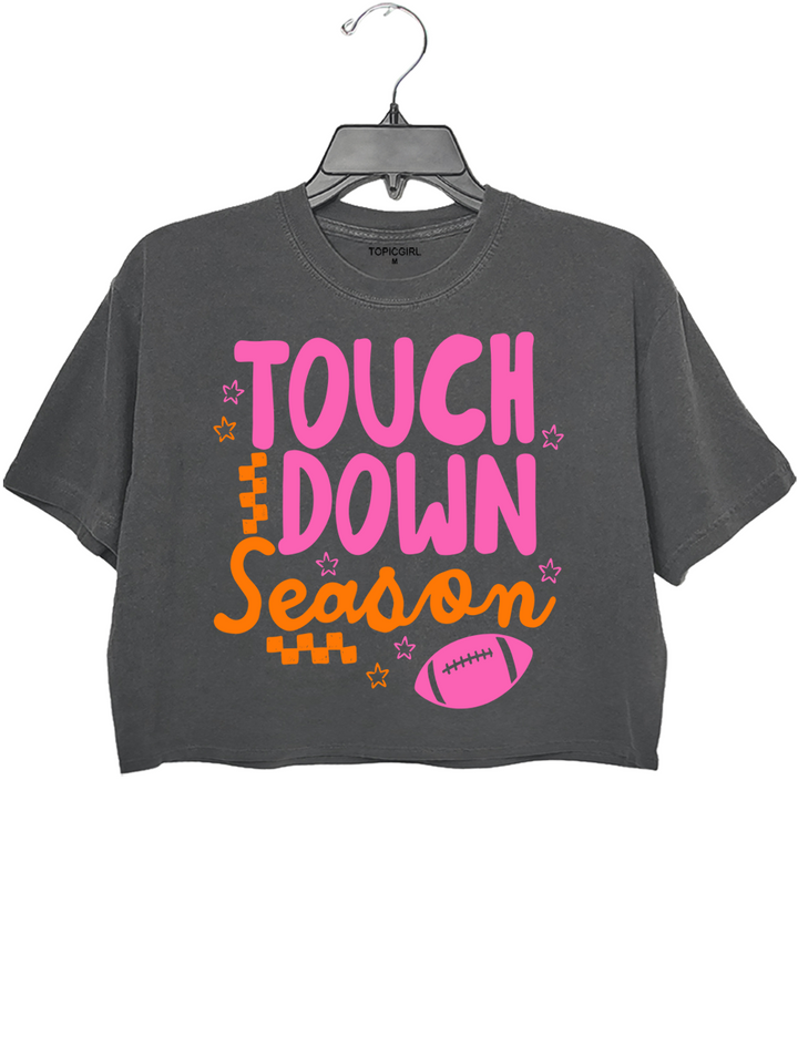 Touchdown Season Football Crop Top