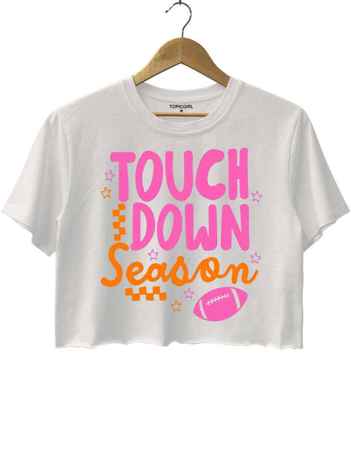 Touchdown Season Football Crop Top