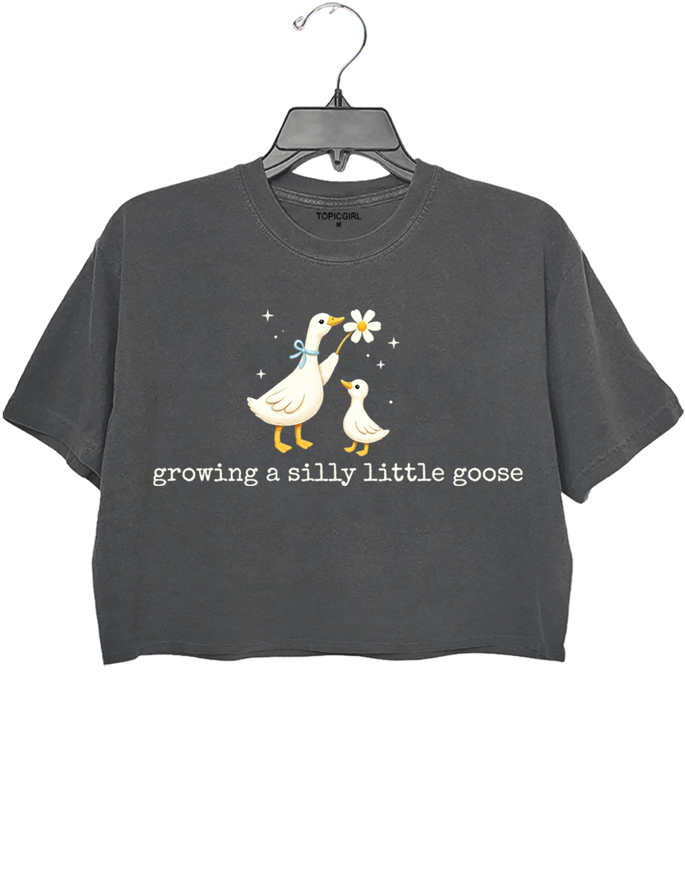 Growing A Silly Little Goose Silly Goose Crop Top