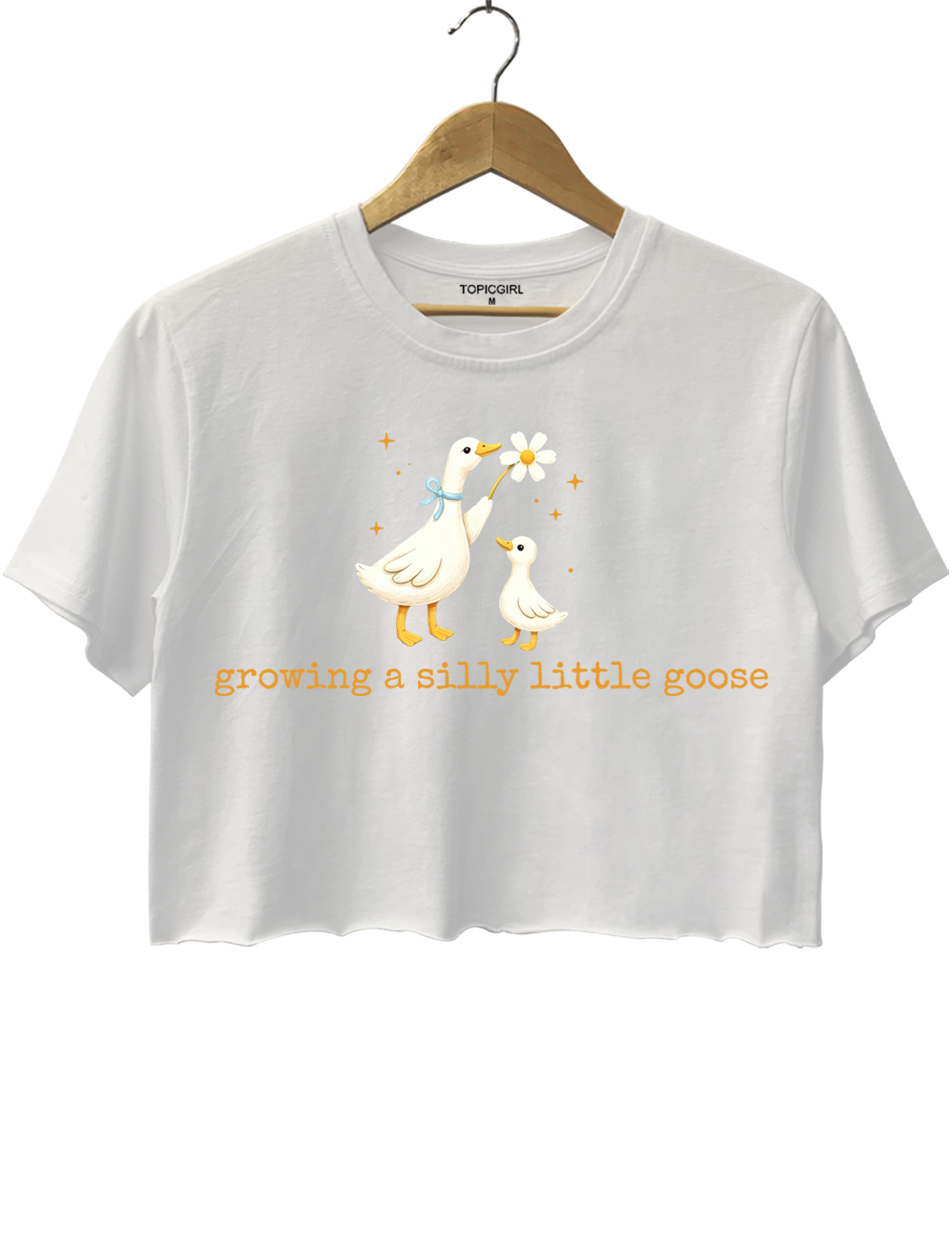 Growing A Silly Little Goose Silly Goose Crop Top