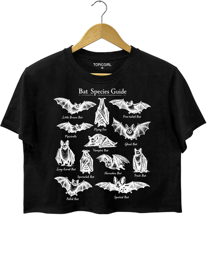 Vintage Bat Crop Top