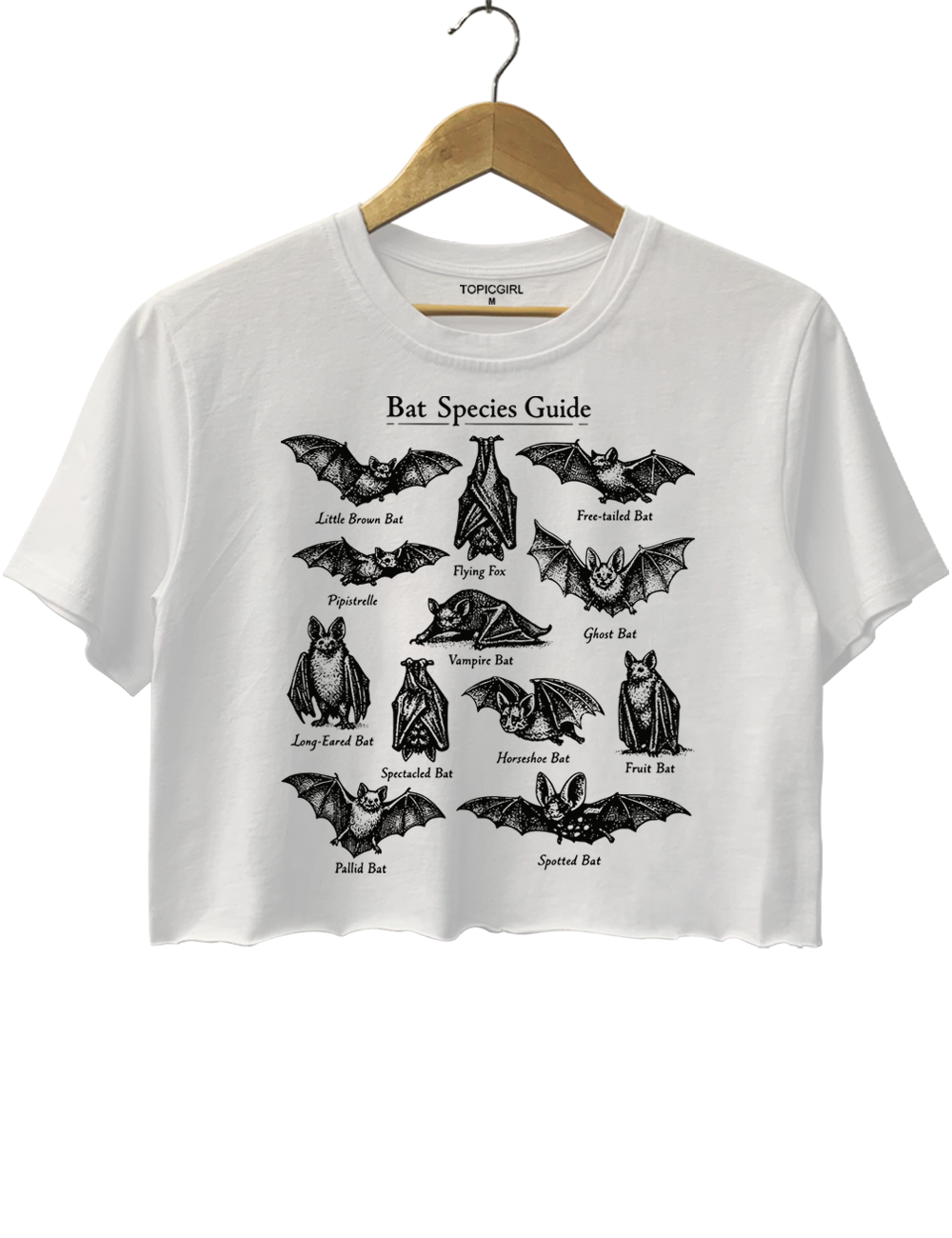 Vintage Bat Crop Top