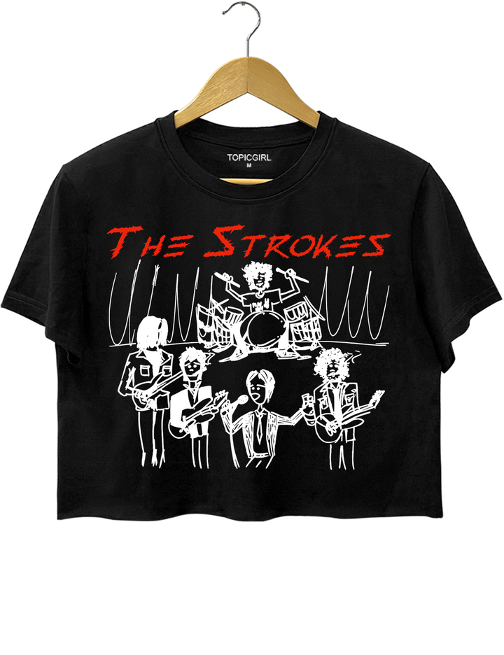 The Strokes Vintage Crop Top