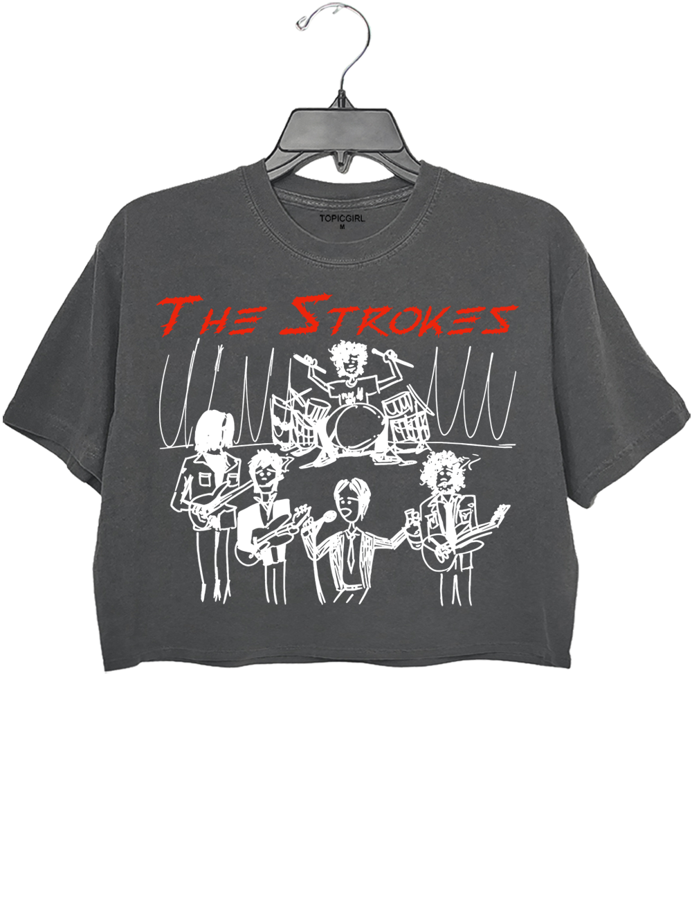 The Strokes Vintage Crop Top
