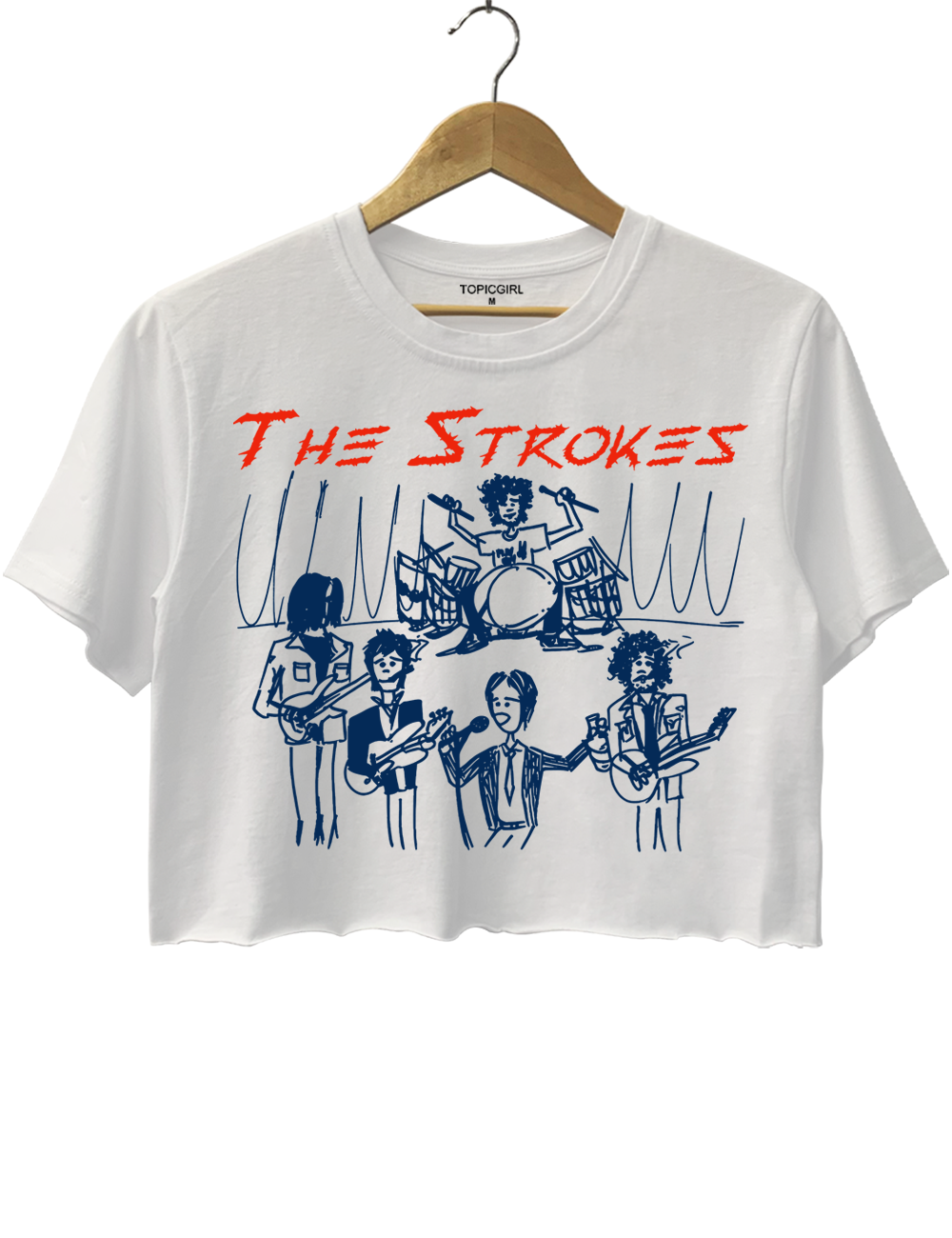 The Strokes Vintage Crop Top