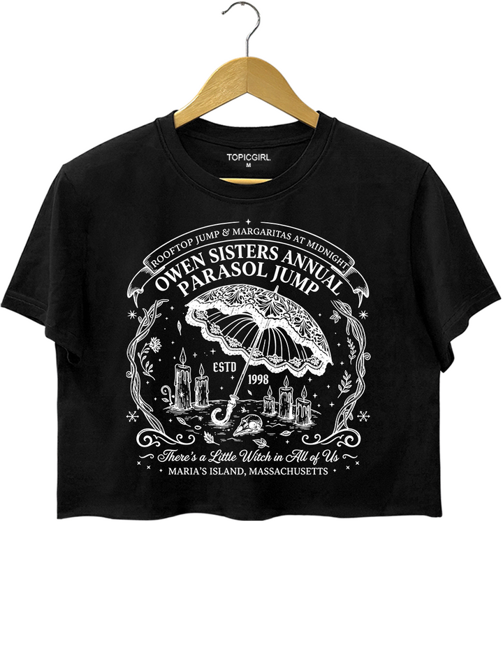 Owens Sisters Annual Parasol Practical Magic Crop Top