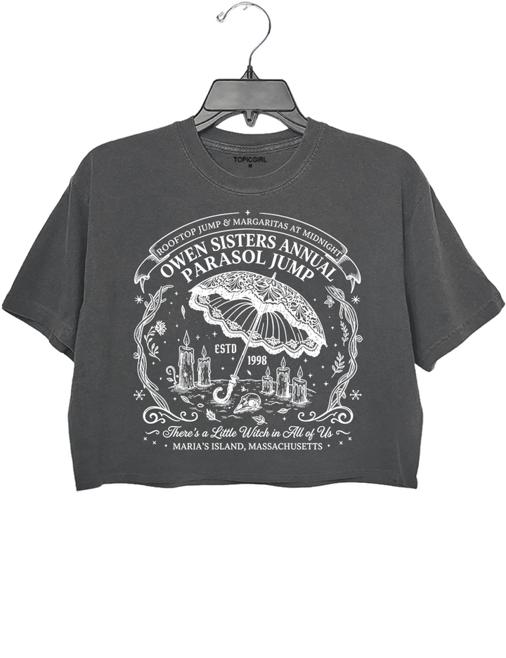 Owens Sisters Annual Parasol Practical Magic Crop Top