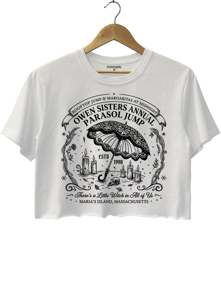 Owens Sisters Annual Parasol Practical Magic Crop Top