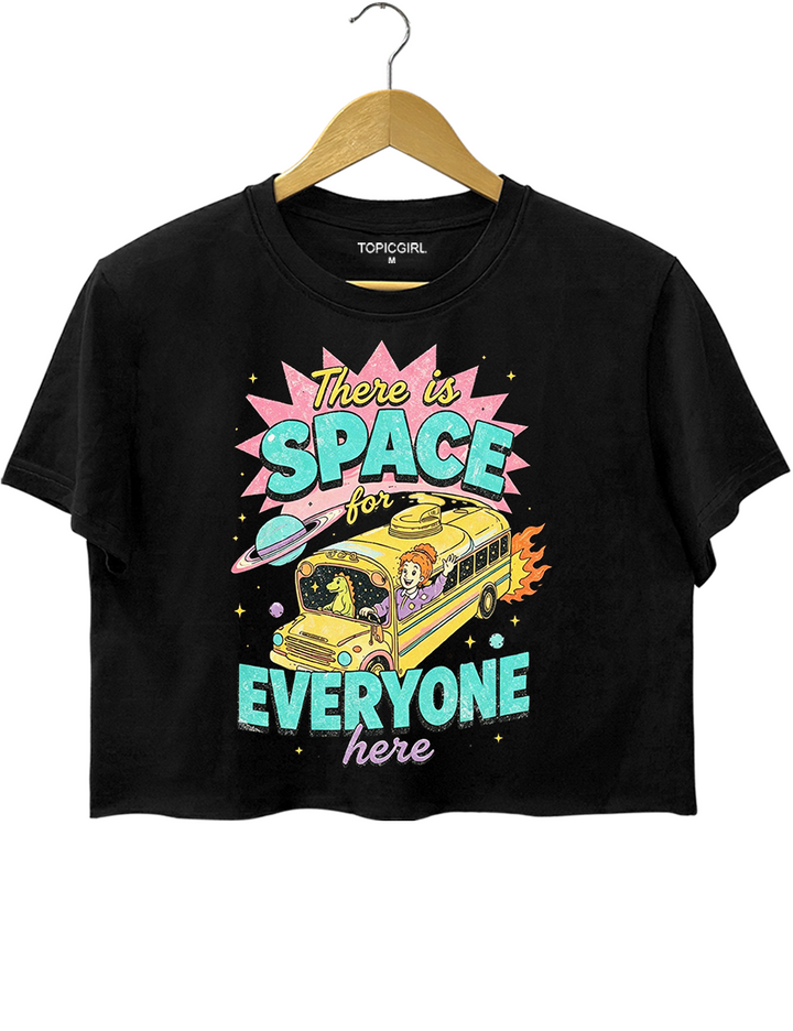 Magical School Bus Frizzle Inspired Crop Top