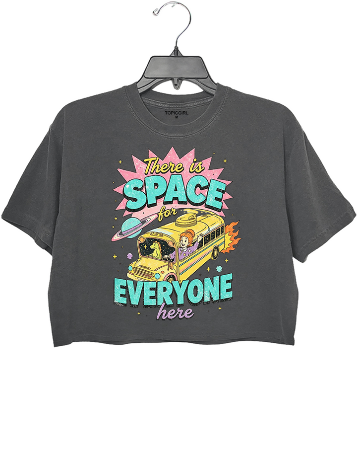 Magical School Bus Frizzle Inspired Crop Top
