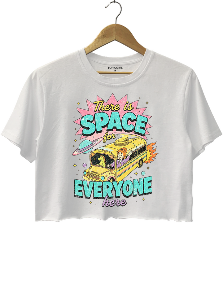 Magical School Bus Frizzle Inspired Crop Top