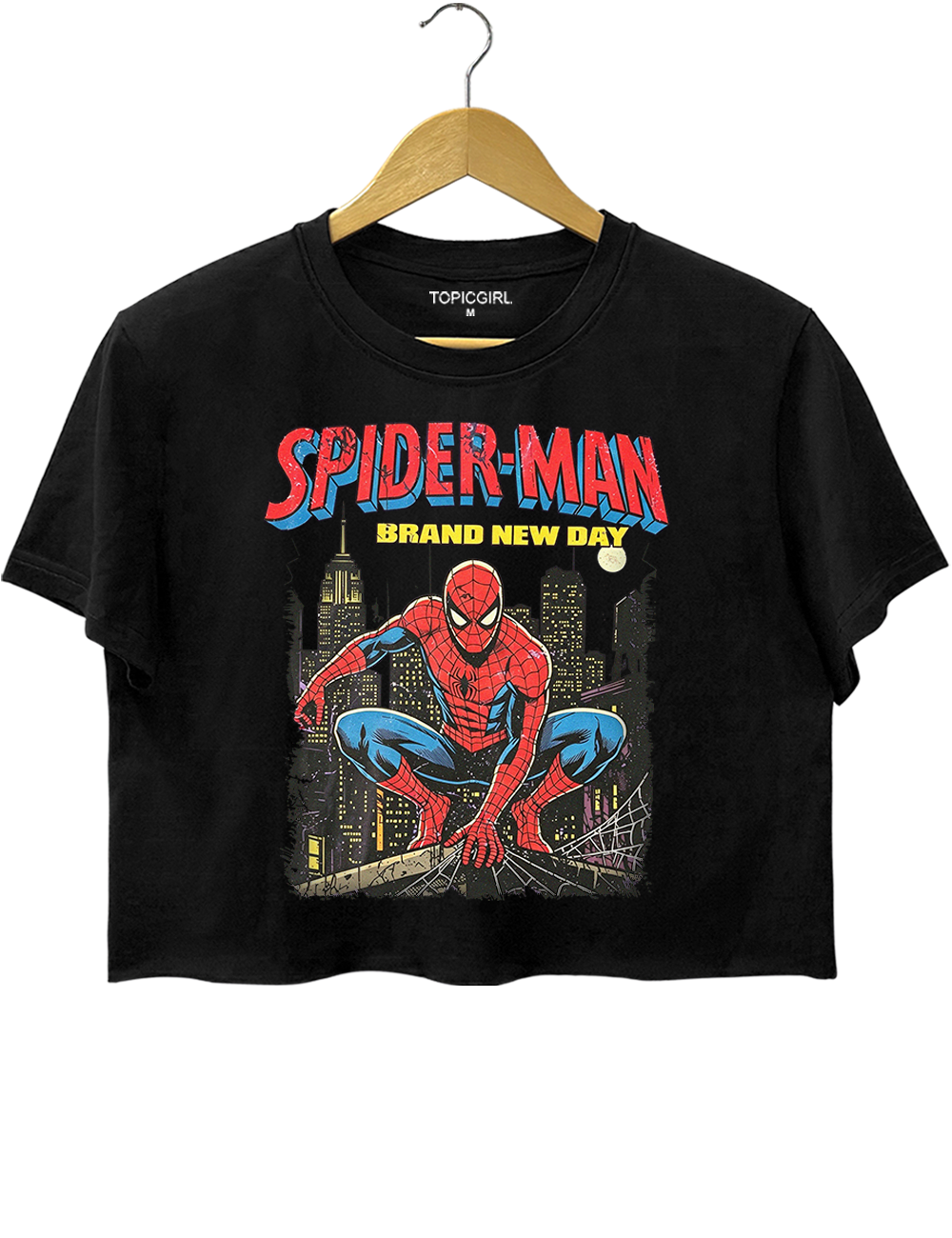 Vintage Spider Man Brand New Day Crop Top