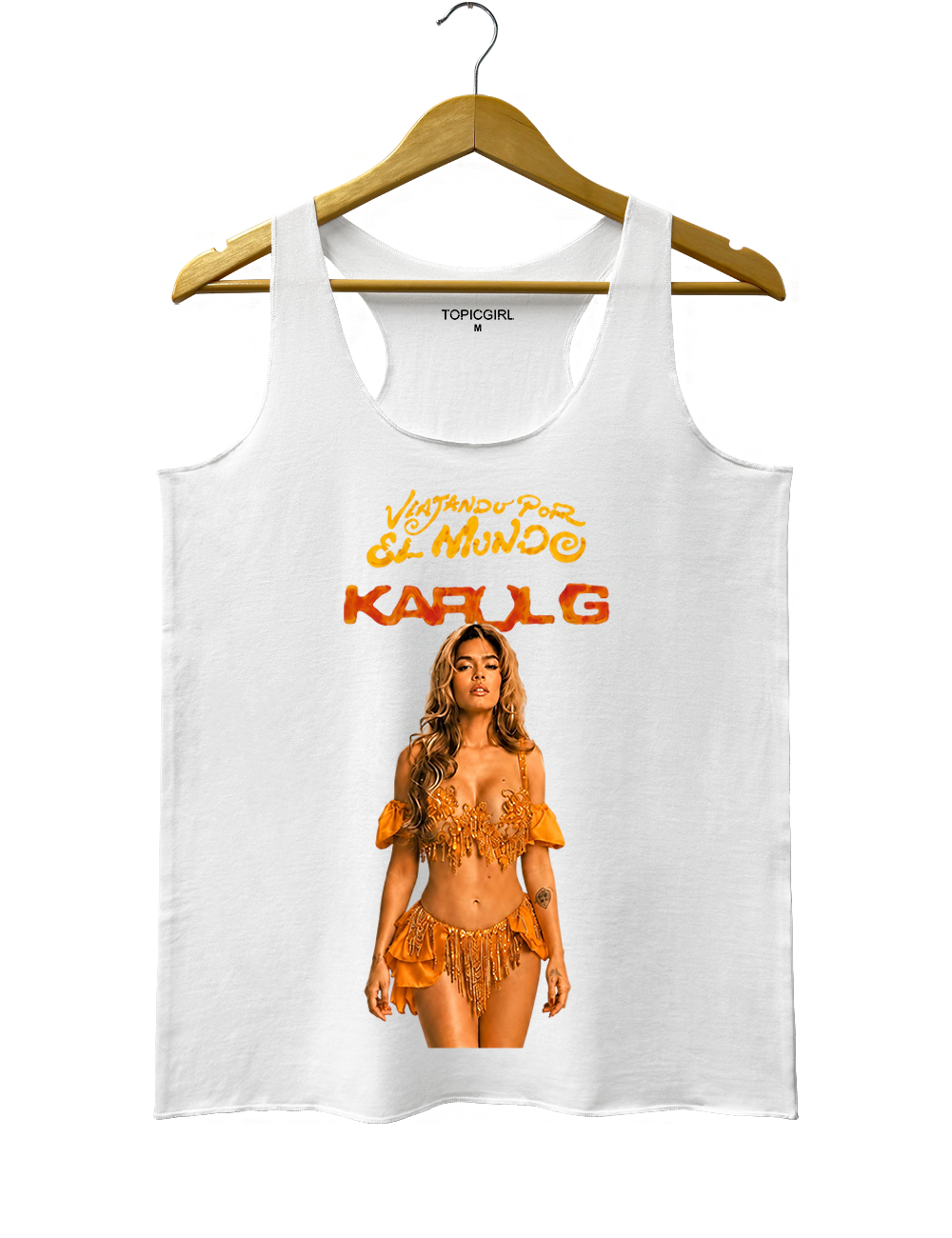 Karol G Viajando Por El Mundo Inspired Tank Top