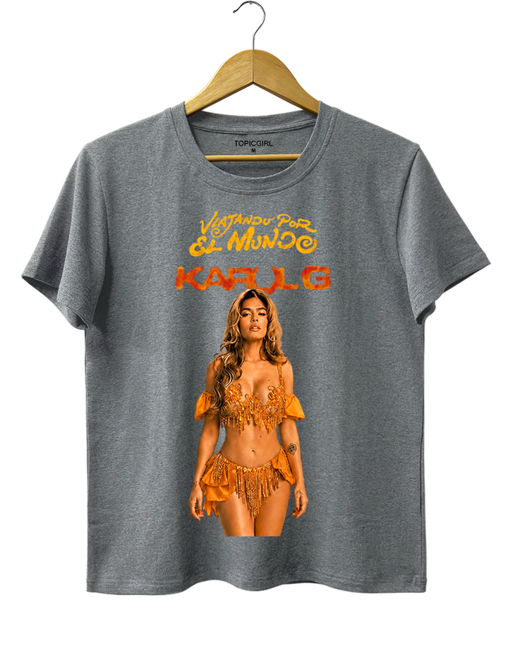 Karol G Viajando Por El Mundo Inspired Tee