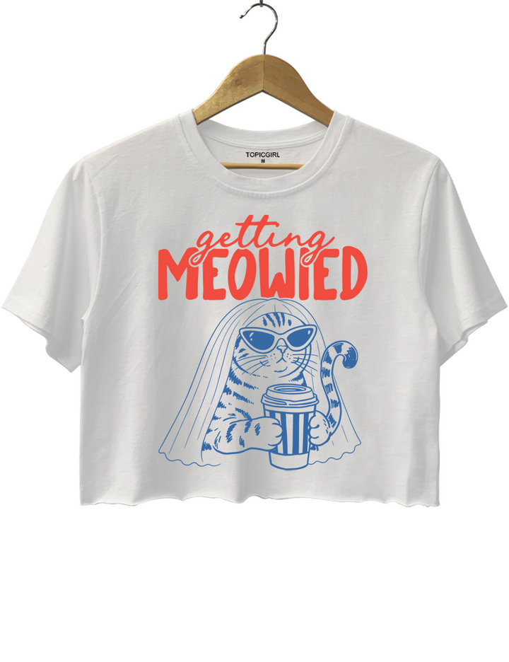 Getting Meowied Crop Top