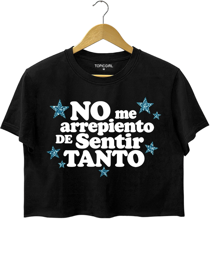 No Me Arrepiento De Sentir Tanto New Karol G Crop Top