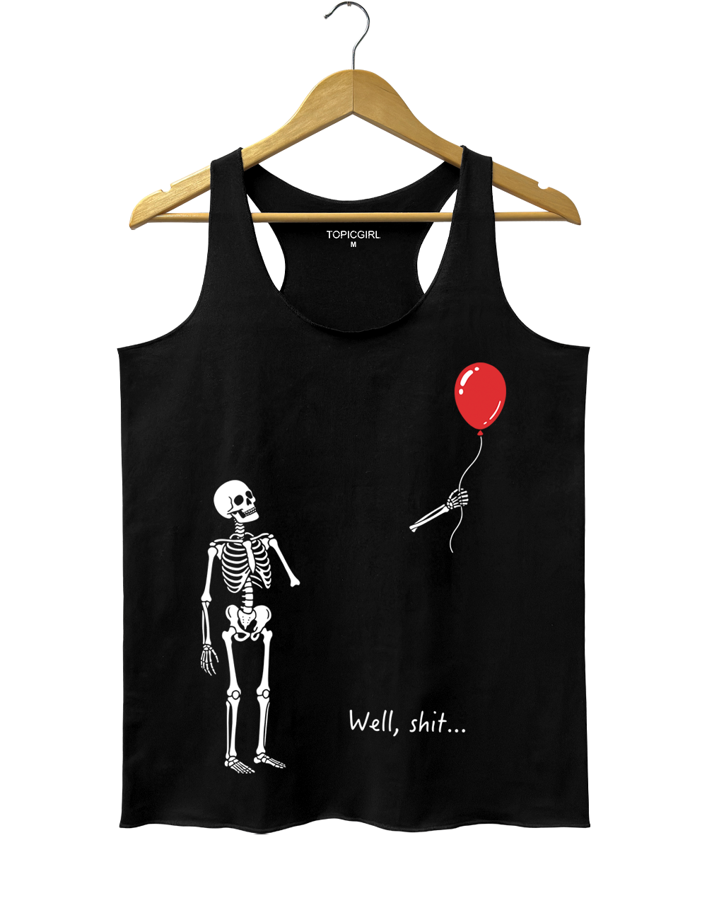 Skeleton Lost Balloon Tank Top