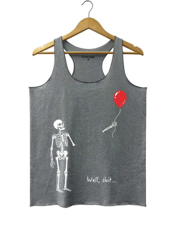 Skeleton Lost Balloon Tank Top