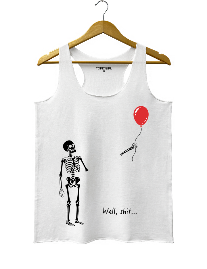 Skeleton Lost Balloon Tank Top