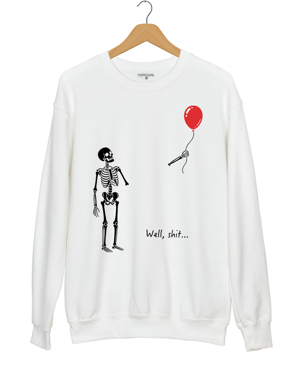 Skeleton Lost Balloon Sweatshirt