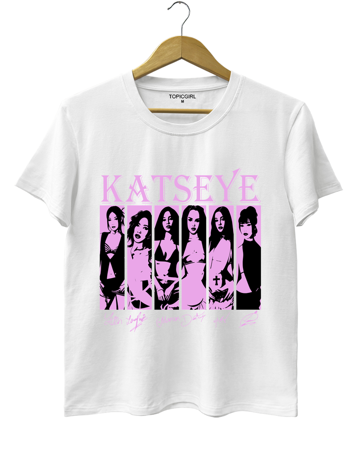 Katseye Girls Tee - White