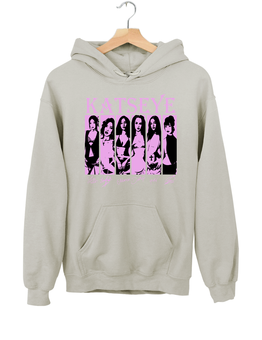 Katseye Girls Hoodie - Gray