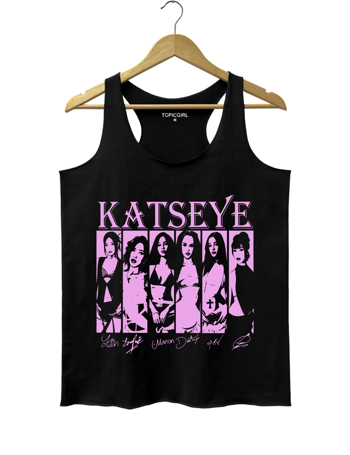 Katseye Girls Tank Top - Black