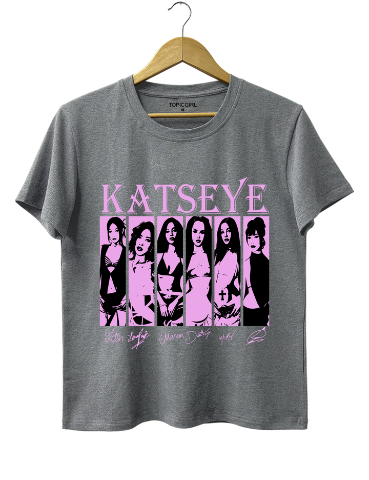 Katseye Girls Tee - Gray