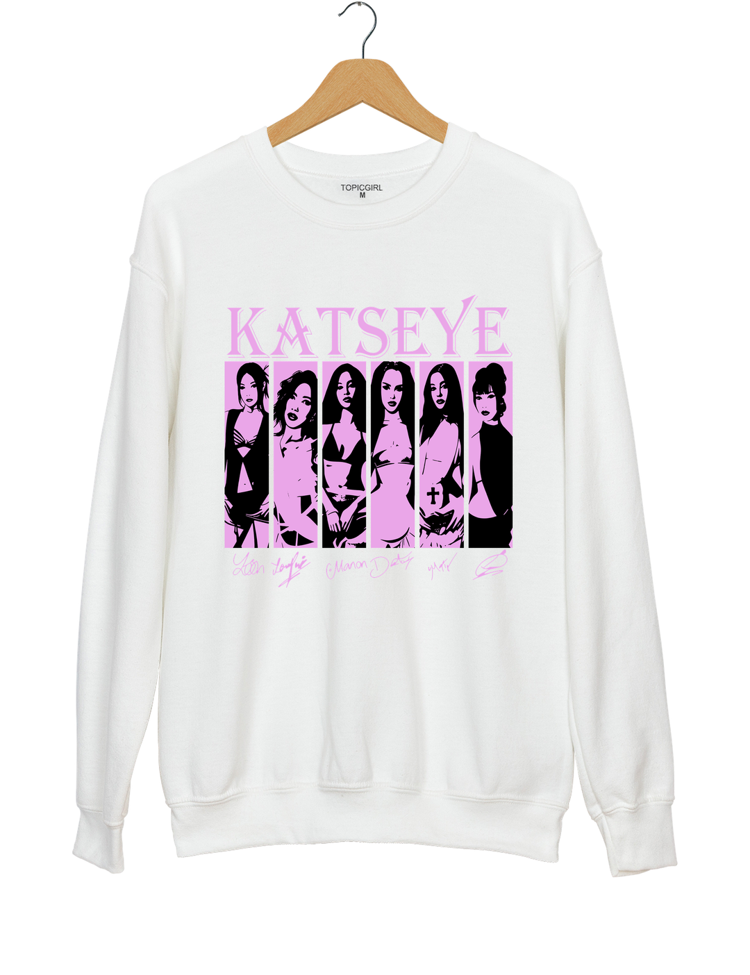 Katseye Girls Sweatshirt - White