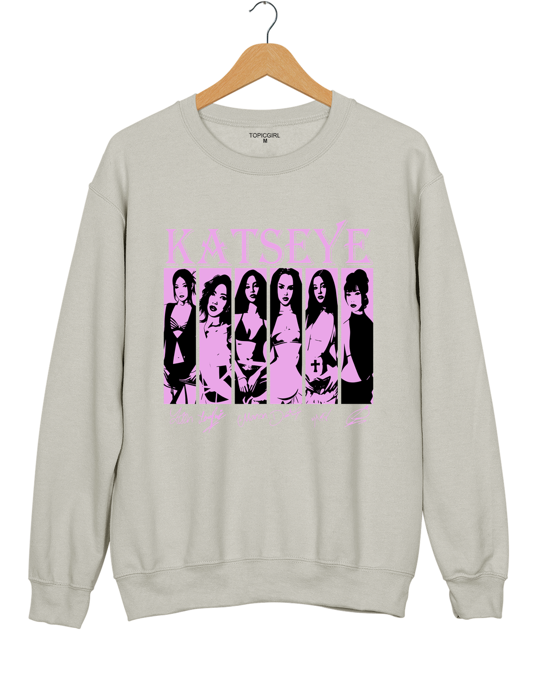 Katseye Girls Sweatshirt - Gray