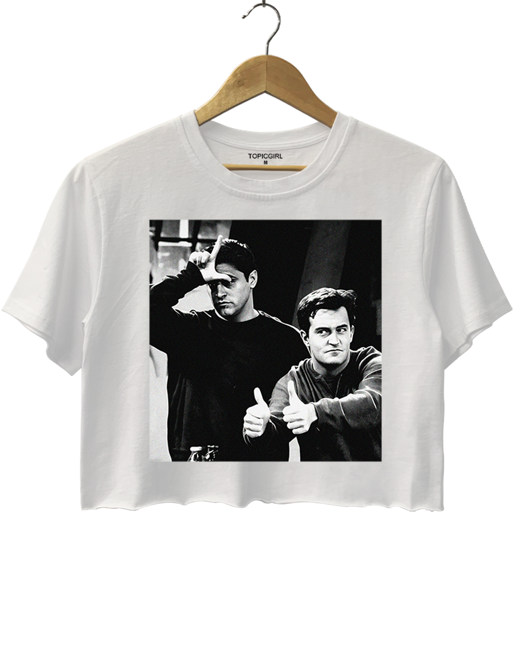 Chandler And Joey Friends Crop Top