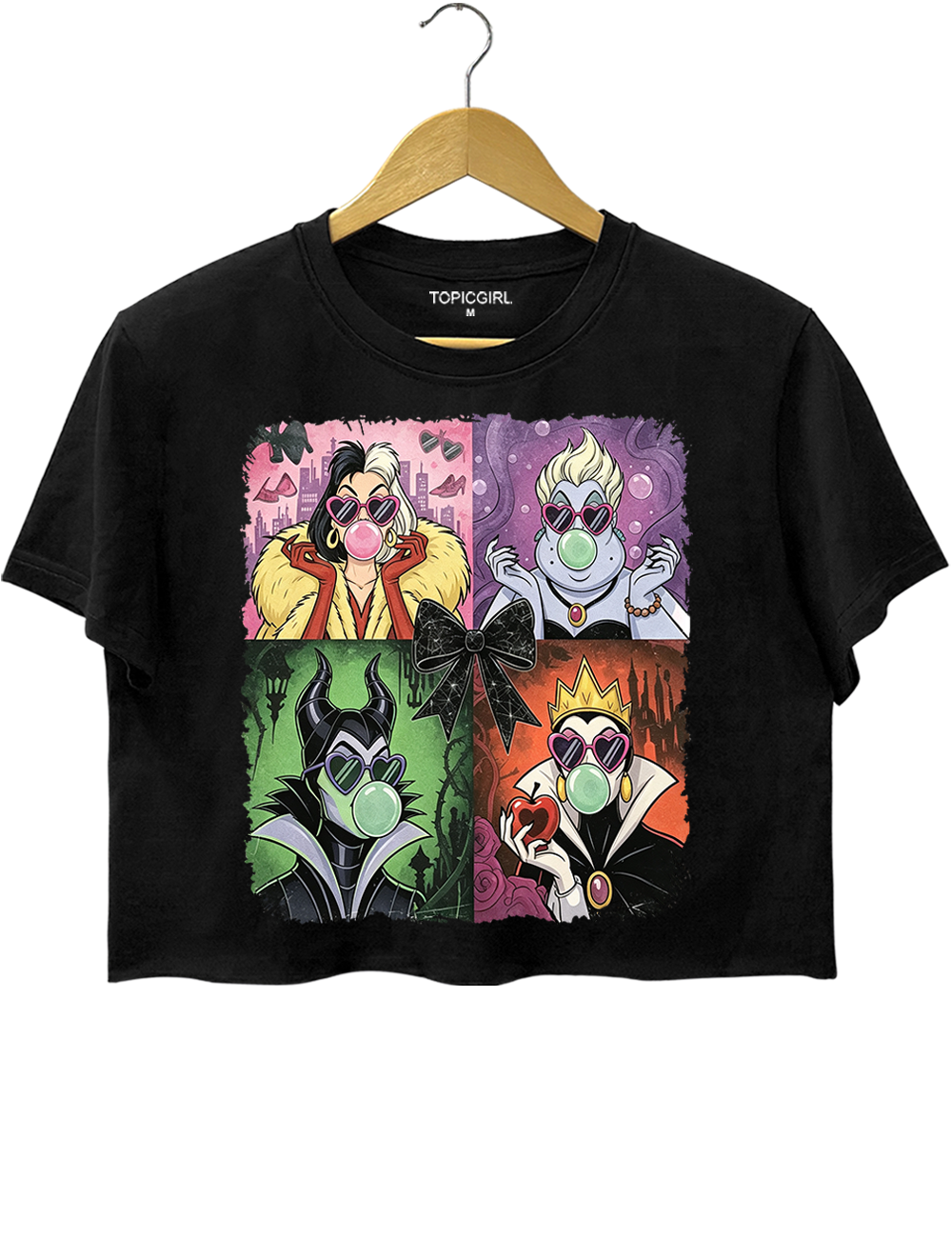 Retro Villains Halloween 90S Crop Top