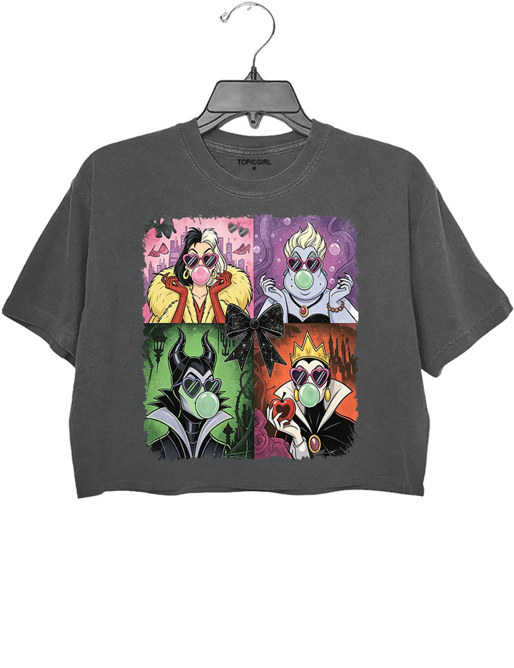 Retro Villains Halloween 90S Crop Top