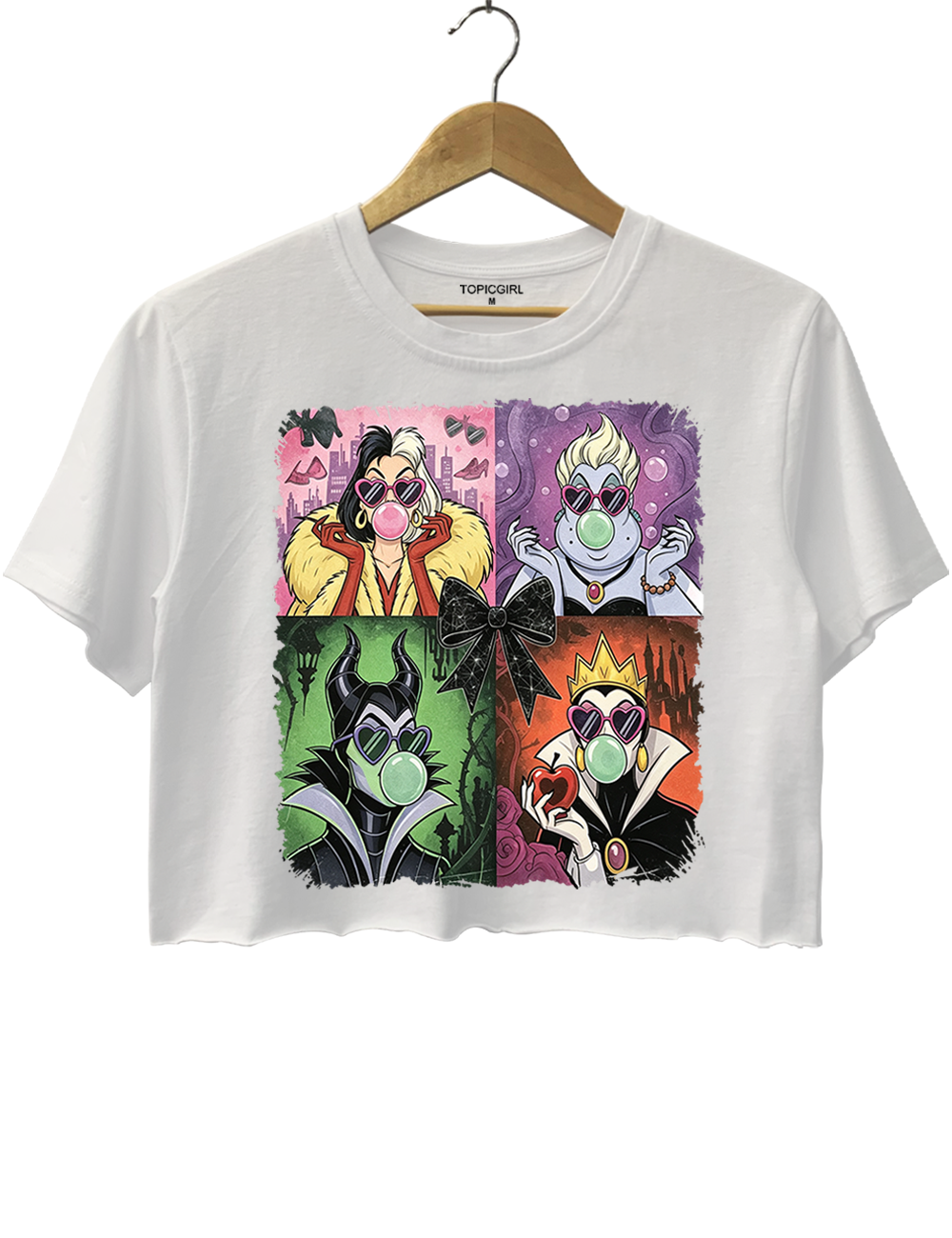 Retro Villains Halloween 90S Crop Top