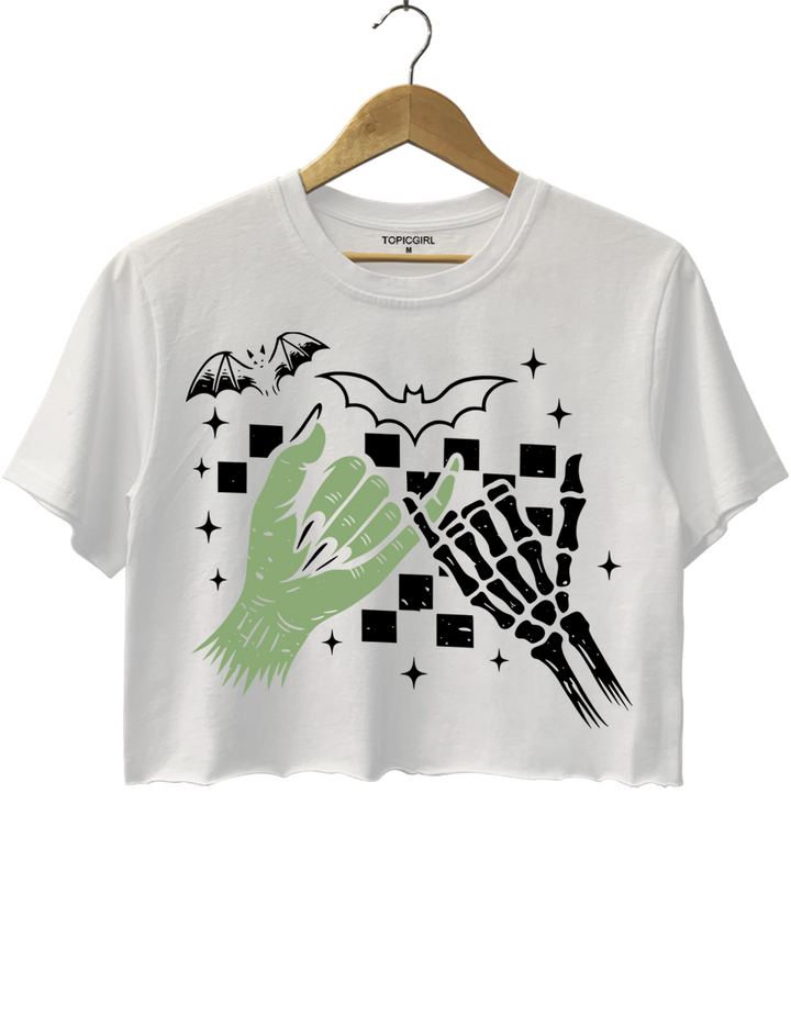 Pinky Promise Halloween Crop Top