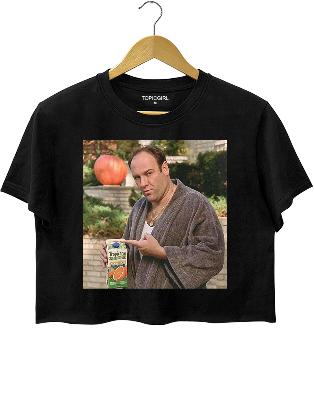 Tony Soprano Juice Crop Top