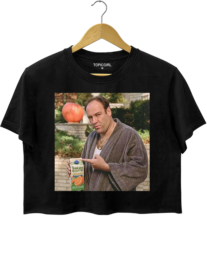 Tony Soprano Juice Crop Top